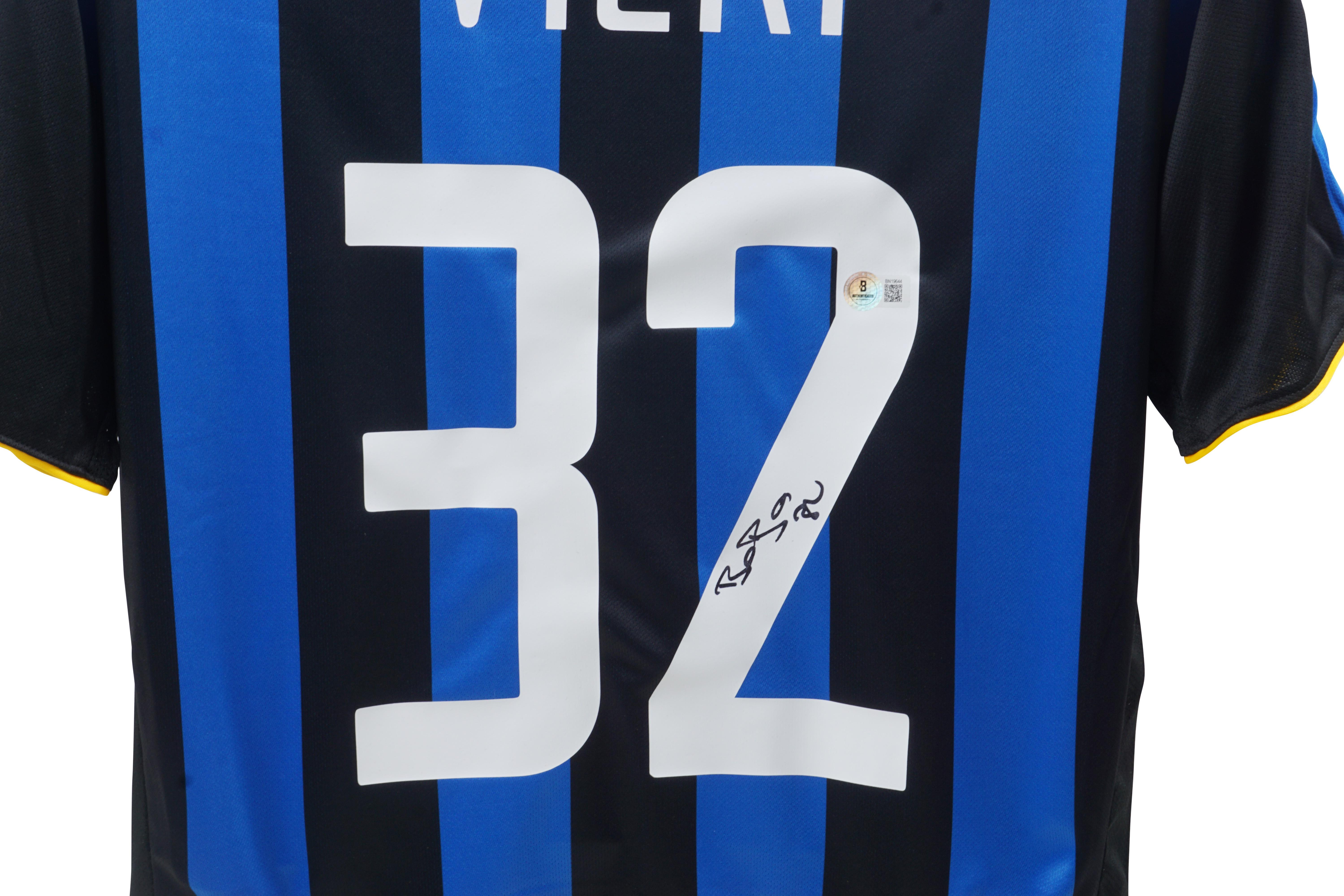 Christian Vieri Signed Inter Milan Nike Authentic Jersey (Beckett) at PristineAuction.com Christian Vieri Signed Inter Milan Nike Authentic Jersey (Beckett) at PristineAuction.com