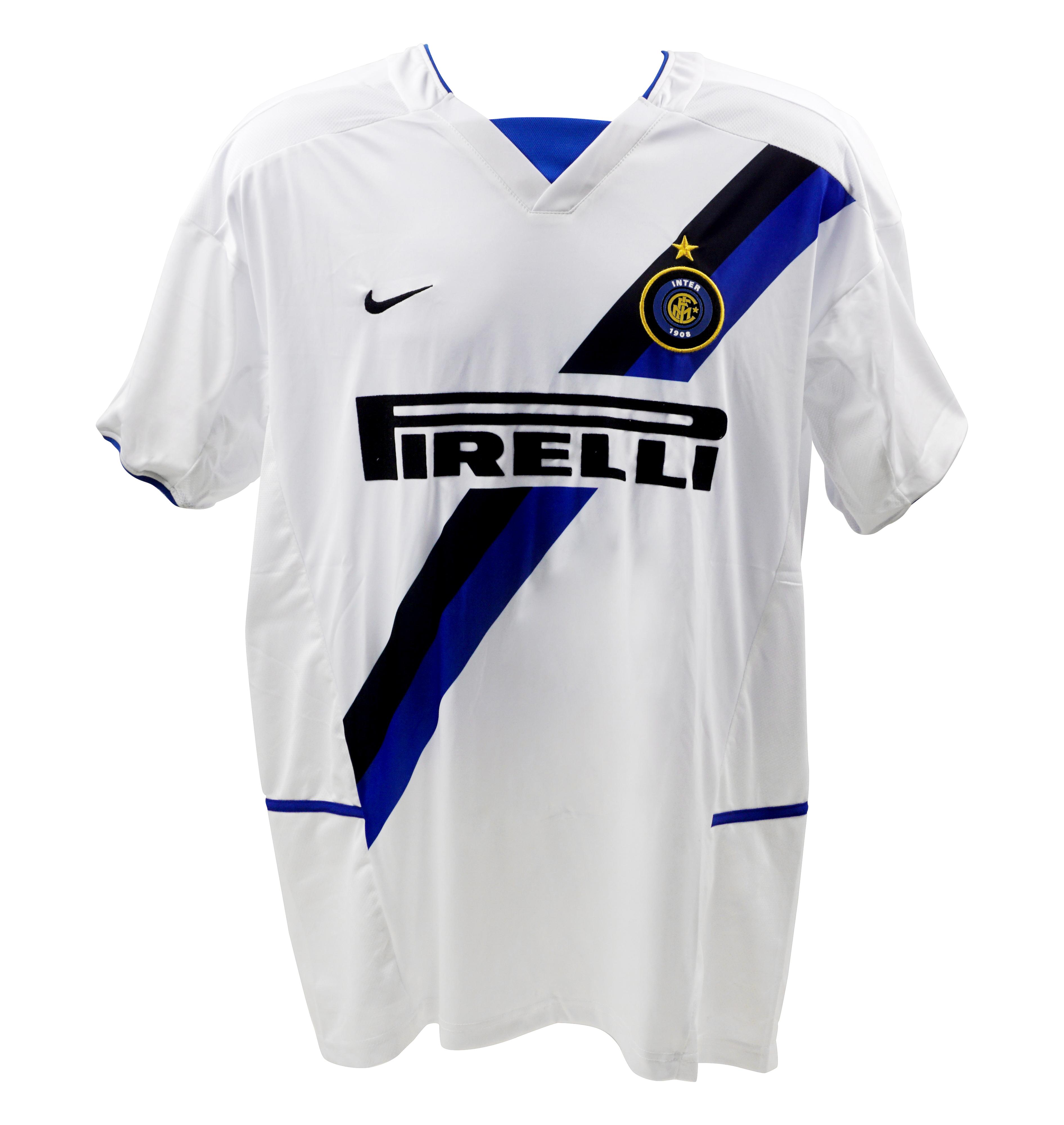 Christian Vieri Signed Inter Milan Nike Authentic Jersey (Beckett) at PristineAuction.com Christian Vieri Signed Inter Milan Nike Authentic Jersey (Beckett) at PristineAuction.com