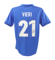 Christian Vieri Signed Italy National Team Nike Authentic Jersey (Beckett) at PristineAuction.com