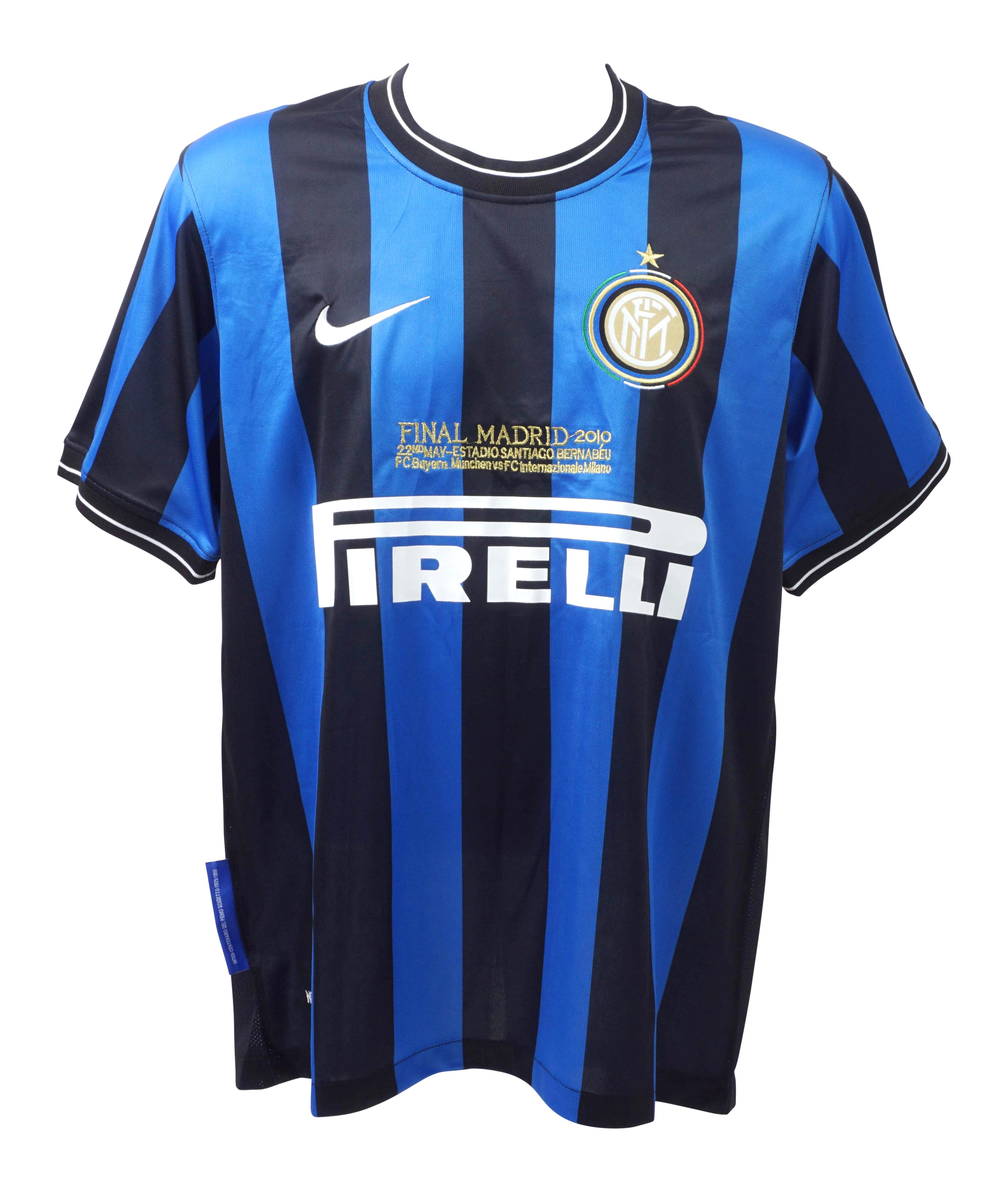 Javier Zanetti Signed Inter Milan Nike Authentic Jersey (Beckett) at PristineAuction.com Javier Zanetti Signed Inter Milan Nike Authentic Jersey (Beckett) at PristineAuction.com