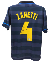 Javier Zanetti Signed Inter Milan Umbro Authentic Jersey (Beckett) at PristineAuction.com