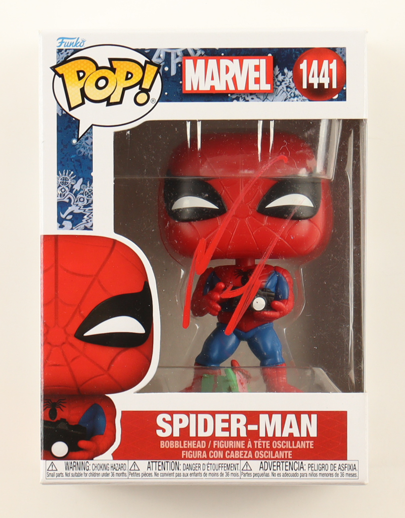 Andrew Garfield Signed "Marvel" #1441 Spider-Man Bobble-Head Funko Pop! Vinyl Figure (ACOA) at PristineAuction.com Andrew Garfield Signed "Marvel" #1441 Spider-Man Bobble-Head Funko Pop! Vinyl Figure (ACOA) at PristineAuction.com