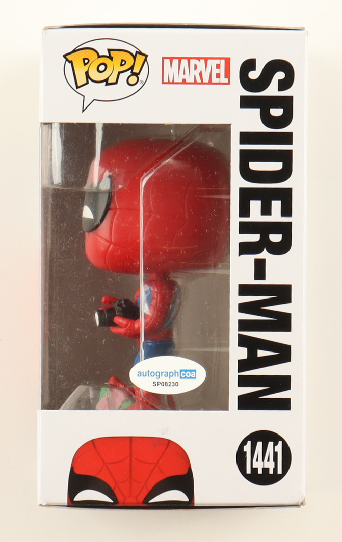 Andrew Garfield Signed "Marvel" #1441 Spider-Man Bobble-Head Funko Pop! Vinyl Figure (ACOA) at PristineAuction.com Andrew Garfield Signed "Marvel" #1441 Spider-Man Bobble-Head Funko Pop! Vinyl Figure (ACOA) at PristineAuction.com