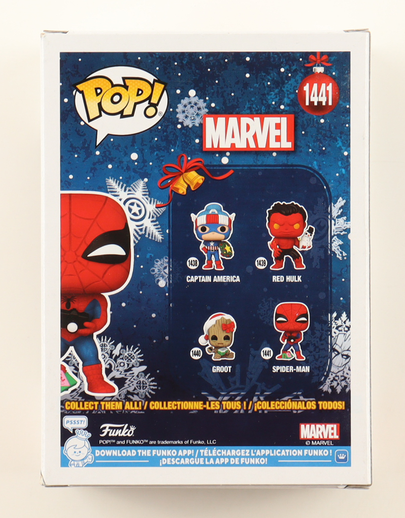 Andrew Garfield Signed "Marvel" #1441 Spider-Man Bobble-Head Funko Pop! Vinyl Figure (ACOA) at PristineAuction.com Andrew Garfield Signed "Marvel" #1441 Spider-Man Bobble-Head Funko Pop! Vinyl Figure (ACOA) at PristineAuction.com