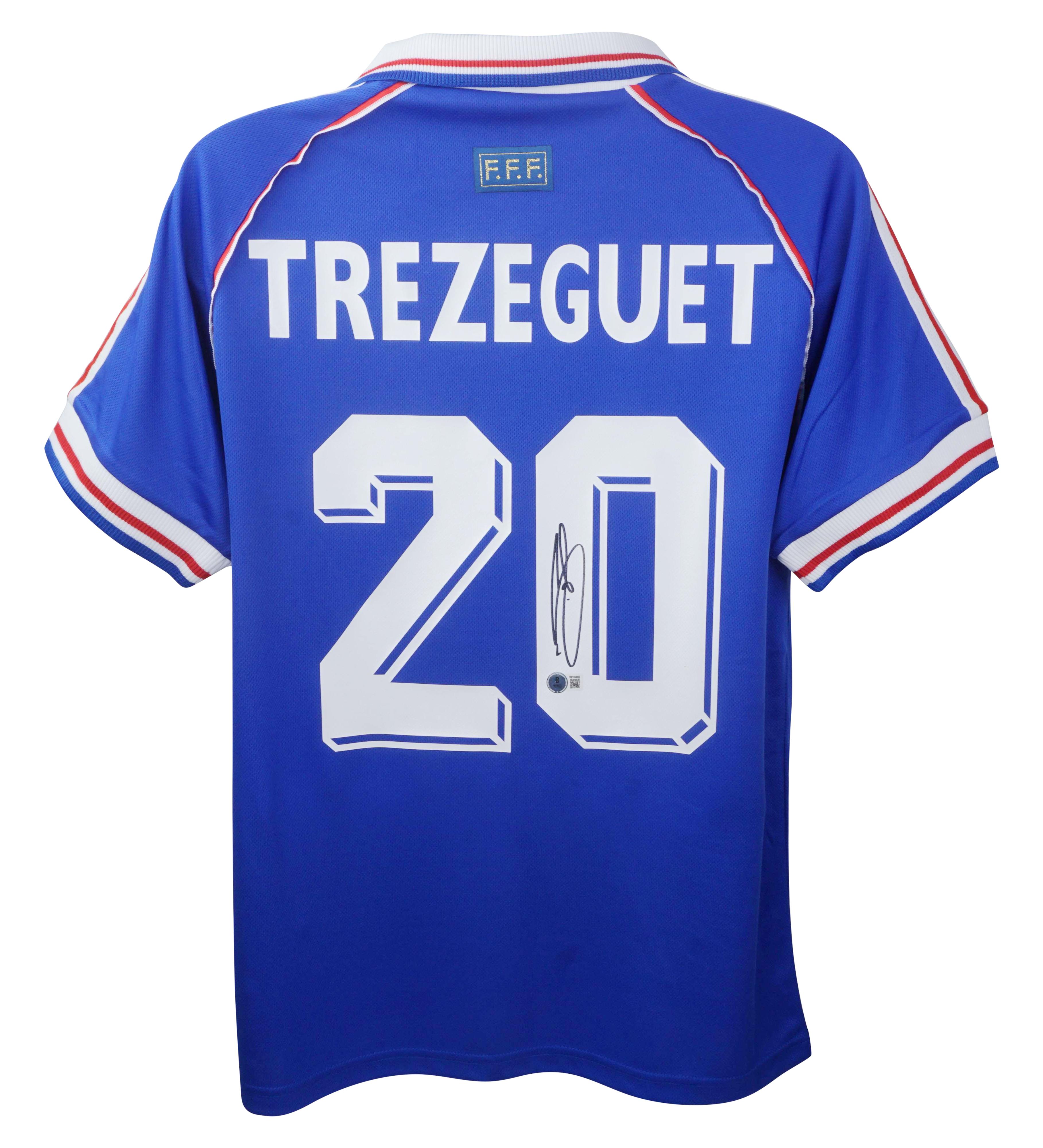 David Trezeguet Signed France National Team Adidas Authentic Jersey (Beckett) at PristineAuction.com David Trezeguet Signed France National Team Adidas Authentic Jersey (Beckett) at PristineAuction.com
