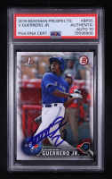 Vladimir Guerrero Jr. Signed 2016 Bowman Prospects #BP55 RC (PSA Authentic | Auto 10) at PristineAuction.com