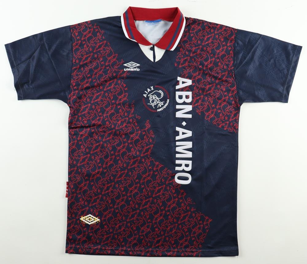 Patrick Kluivert Signed AFC Ajax Umbro Authentic Jersey (Beckett) at PristineAuction.com Patrick Kluivert Signed AFC Ajax Umbro Authentic Jersey (Beckett) at PristineAuction.com