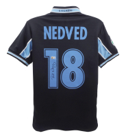Pavel Nedved Signed S.S Lazio Puma Authentic Jersey (Beckett) at PristineAuction.com