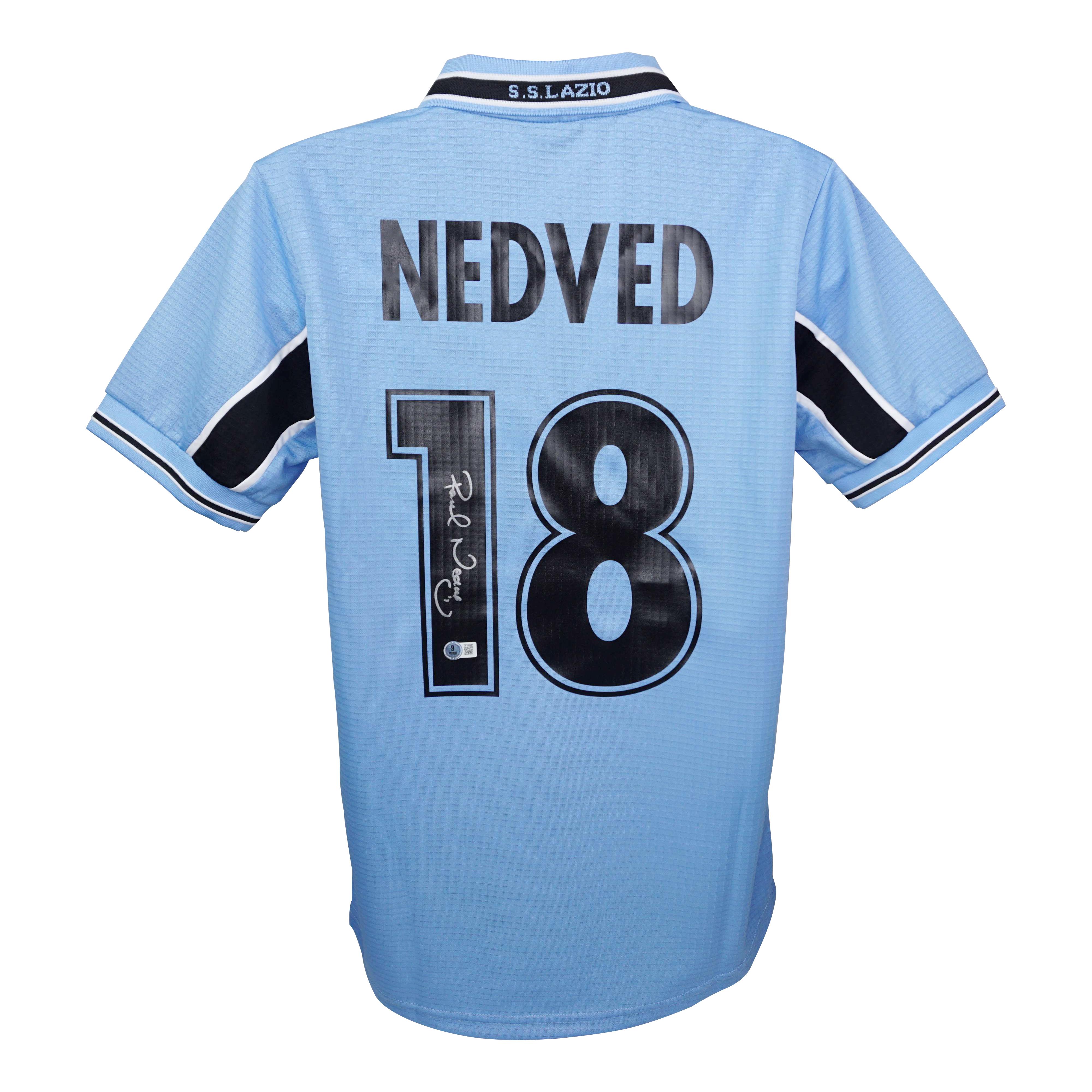 Pavel Nedved Signed S.S Lazio Puma Authentic Jersey (Beckett) at PristineAuction.com Pavel Nedved Signed S.S Lazio Puma Authentic Jersey (Beckett) at PristineAuction.com