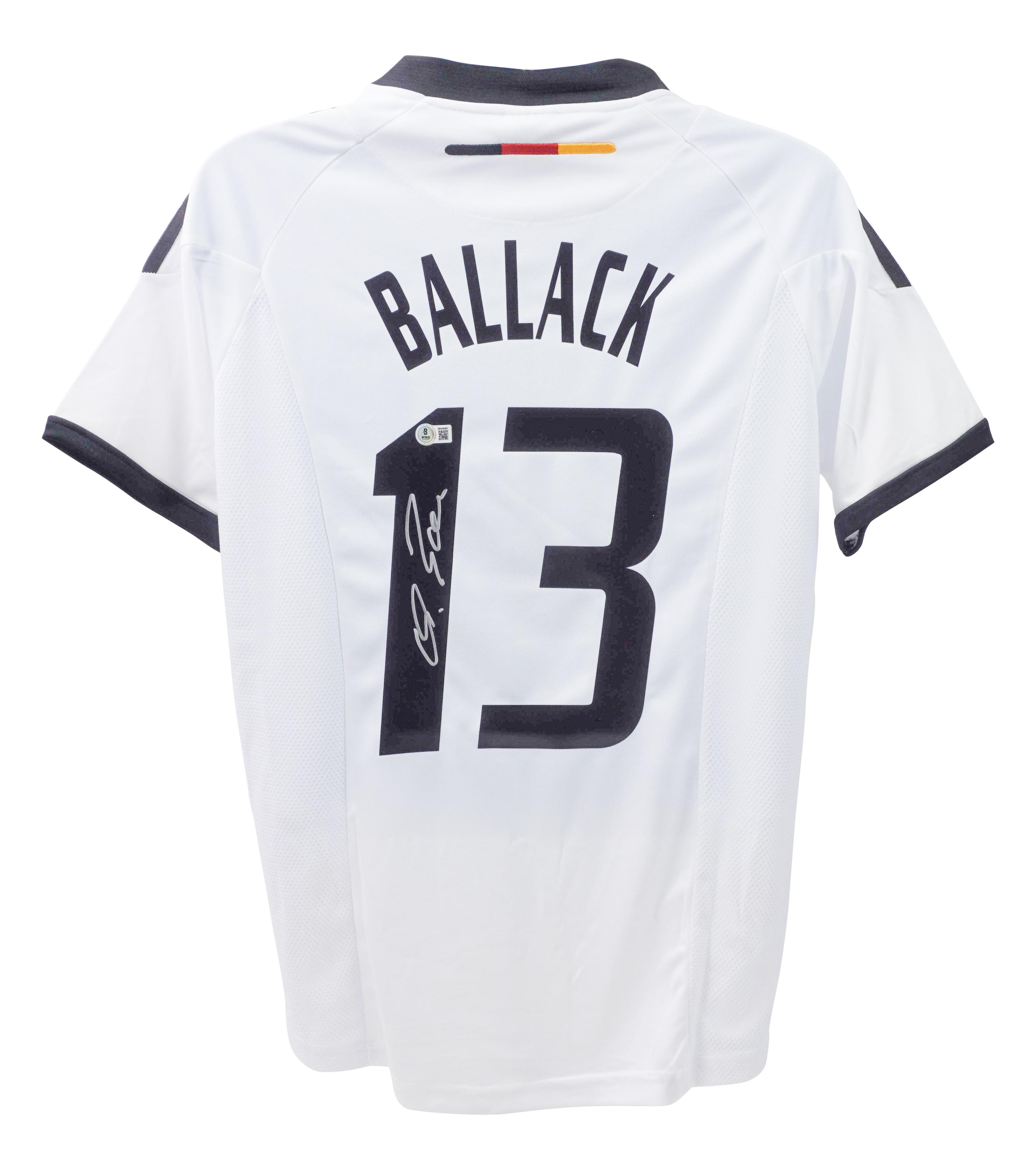 Michael Ballack Signed Germany National Team Adidas Authentic Jersey (Beckett) at PristineAuction.com Michael Ballack Signed Germany National Team Adidas Authentic Jersey (Beckett) at PristineAuction.com