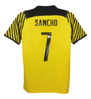 Jadon Sancho Signed Dortmund Puma Authentic Jersey (Beckett) at PristineAuction.com