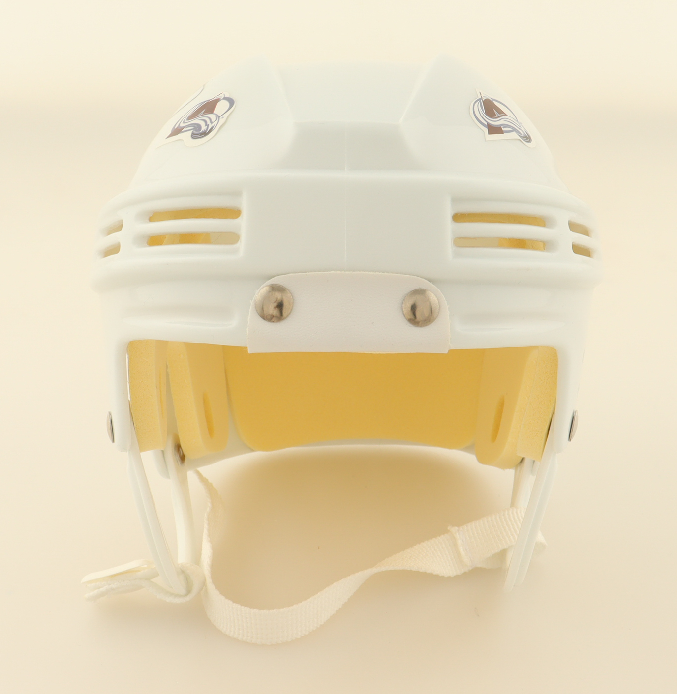 Joe Sakic Signed Avalanche Mini Helmet (JSA) at PristineAuction.com Joe Sakic Signed Avalanche Mini Helmet (JSA) at PristineAuction.com