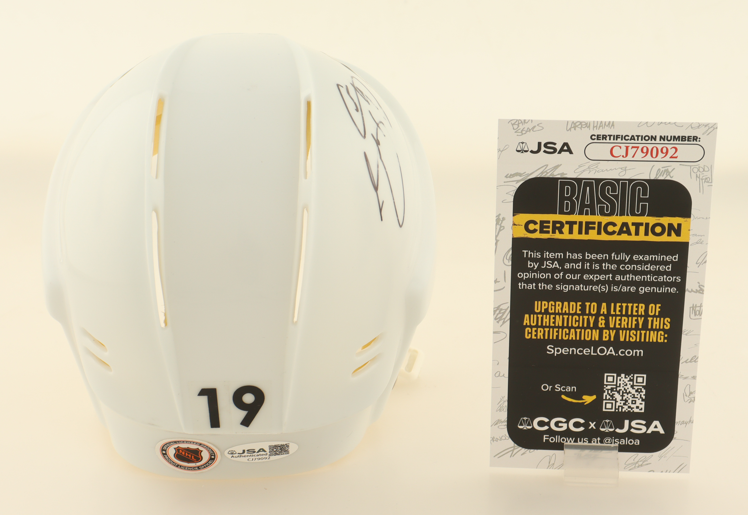 Joe Sakic Signed Avalanche Mini Helmet (JSA) at PristineAuction.com Joe Sakic Signed Avalanche Mini Helmet (JSA) at PristineAuction.com