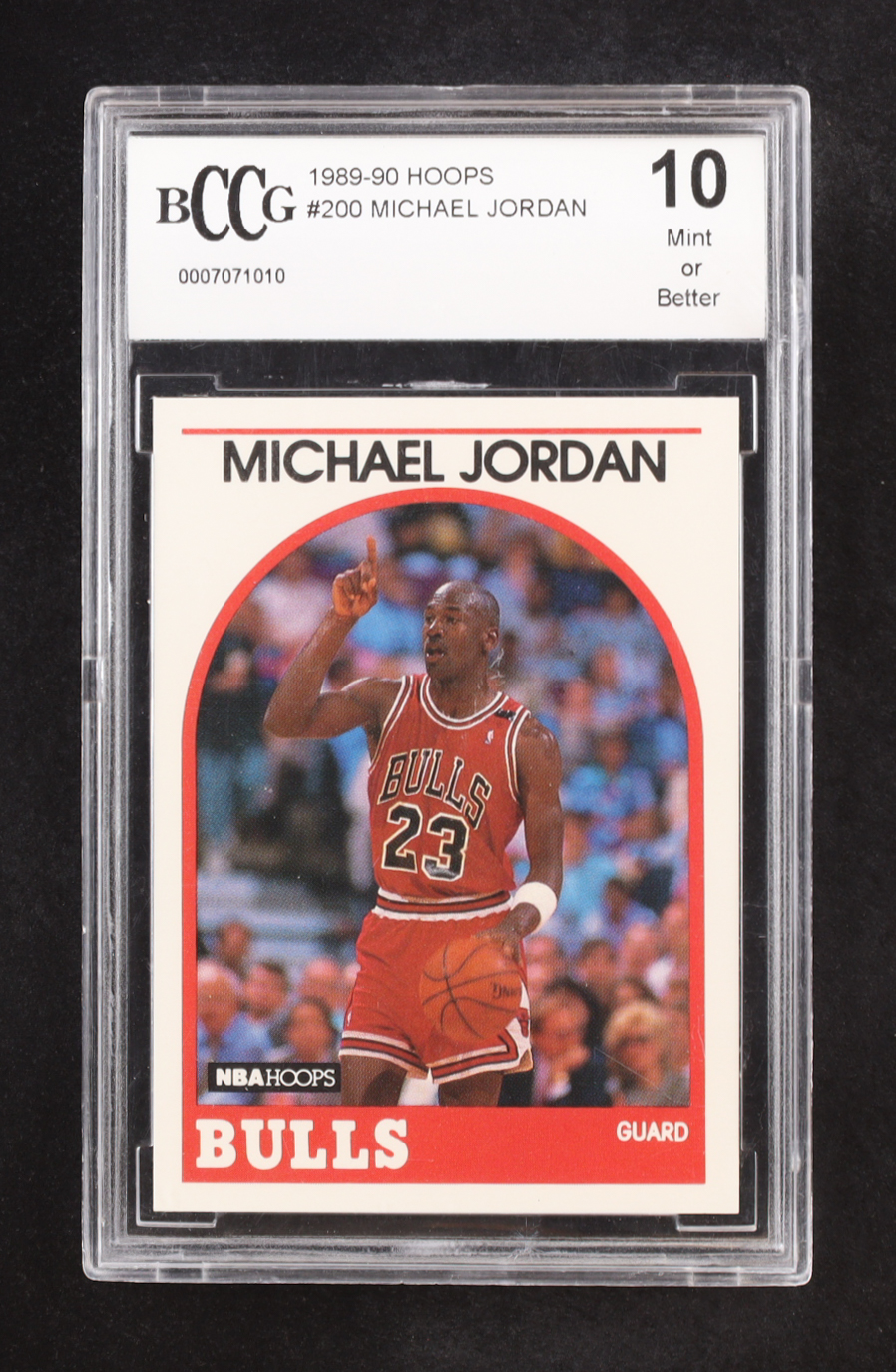 Michael Jordan 1989-90 Hoops #200 (BCCG 10) at PristineAuction.com Michael Jordan 1989-90 Hoops #200 (BCCG 10) at PristineAuction.com