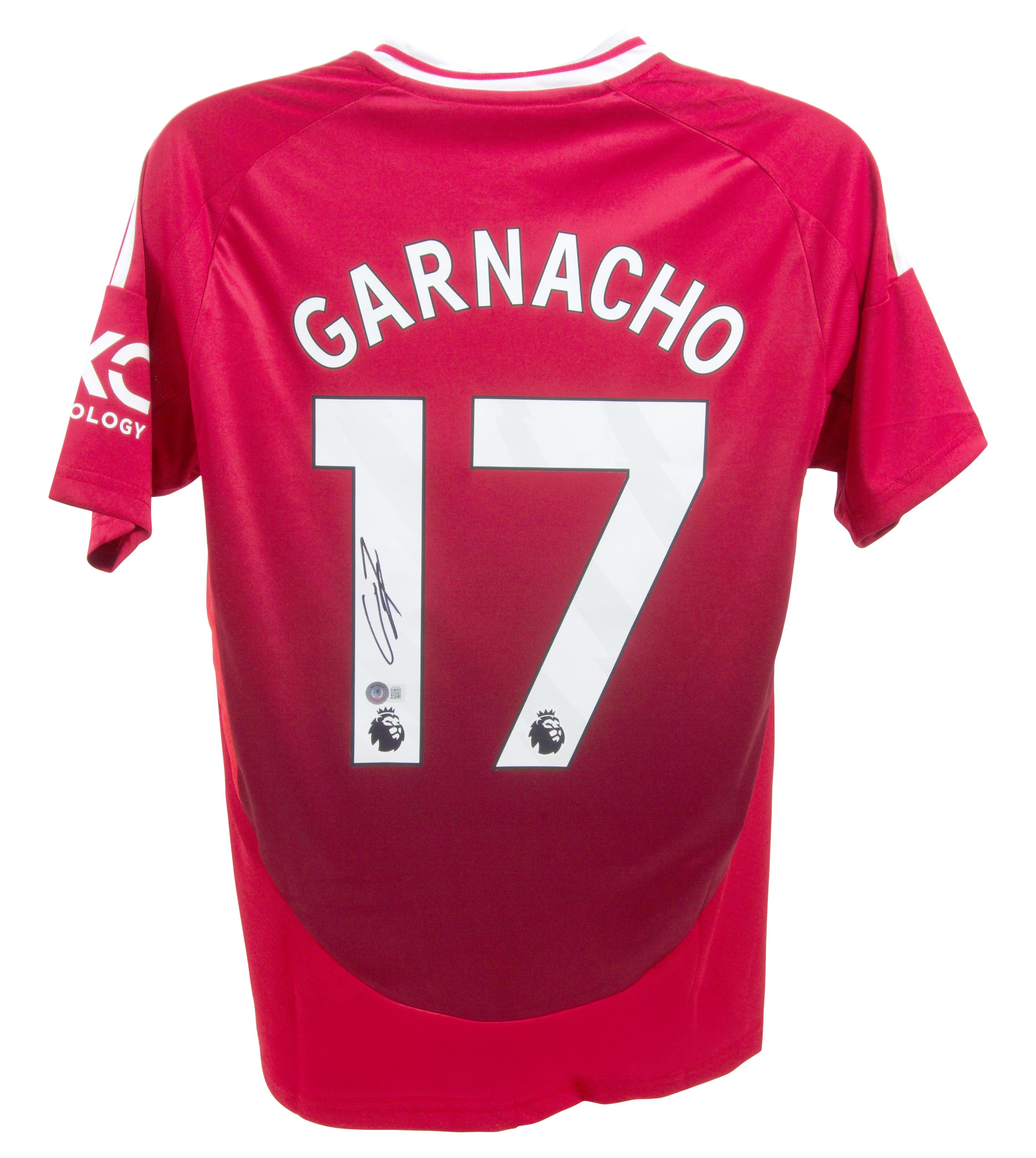 Alejandro Garnacho Signed Manchester United Adidas Authentic Jersey (Beckett) at PristineAuction.com Alejandro Garnacho Signed Manchester United Adidas Authentic Jersey (Beckett) at PristineAuction.com