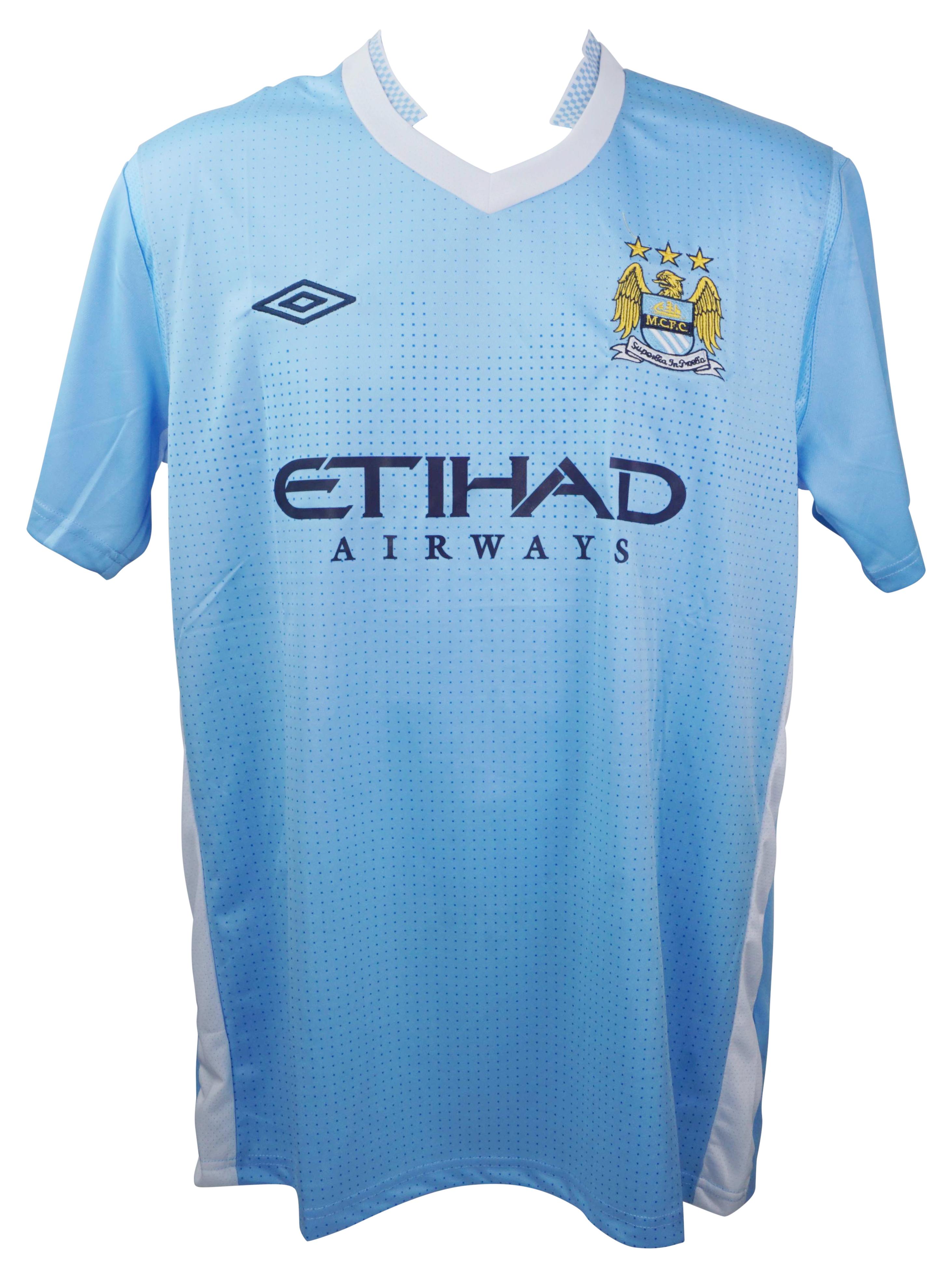 Carlos Tevez Signed Manchester City Umbro Authentic Jersey (Beckett) at PristineAuction.com Carlos Tevez Signed Manchester City Umbro Authentic Jersey (Beckett) at PristineAuction.com