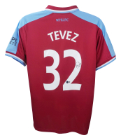 Carlos Tevez Signed West Ham Umbro Authentic Jersey (Beckett) at PristineAuction.com