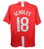 Paul Scholes Signed Manchester United Nike Authentic Jersey (Beckett) at PristineAuction.com