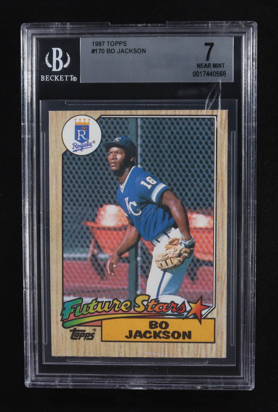 Bo Jackson 1987 Topps Future Stars #170 RC (BGS 7) at PristineAuction.com Bo Jackson 1987 Topps Future Stars #170 RC (BGS 7) at PristineAuction.com