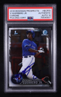 Vladimir Guerrero Jr. Signed 2016 Bowman Chrome Prospects #BCP55 RC (PSA Authentic | Auto 10) at PristineAuction.com