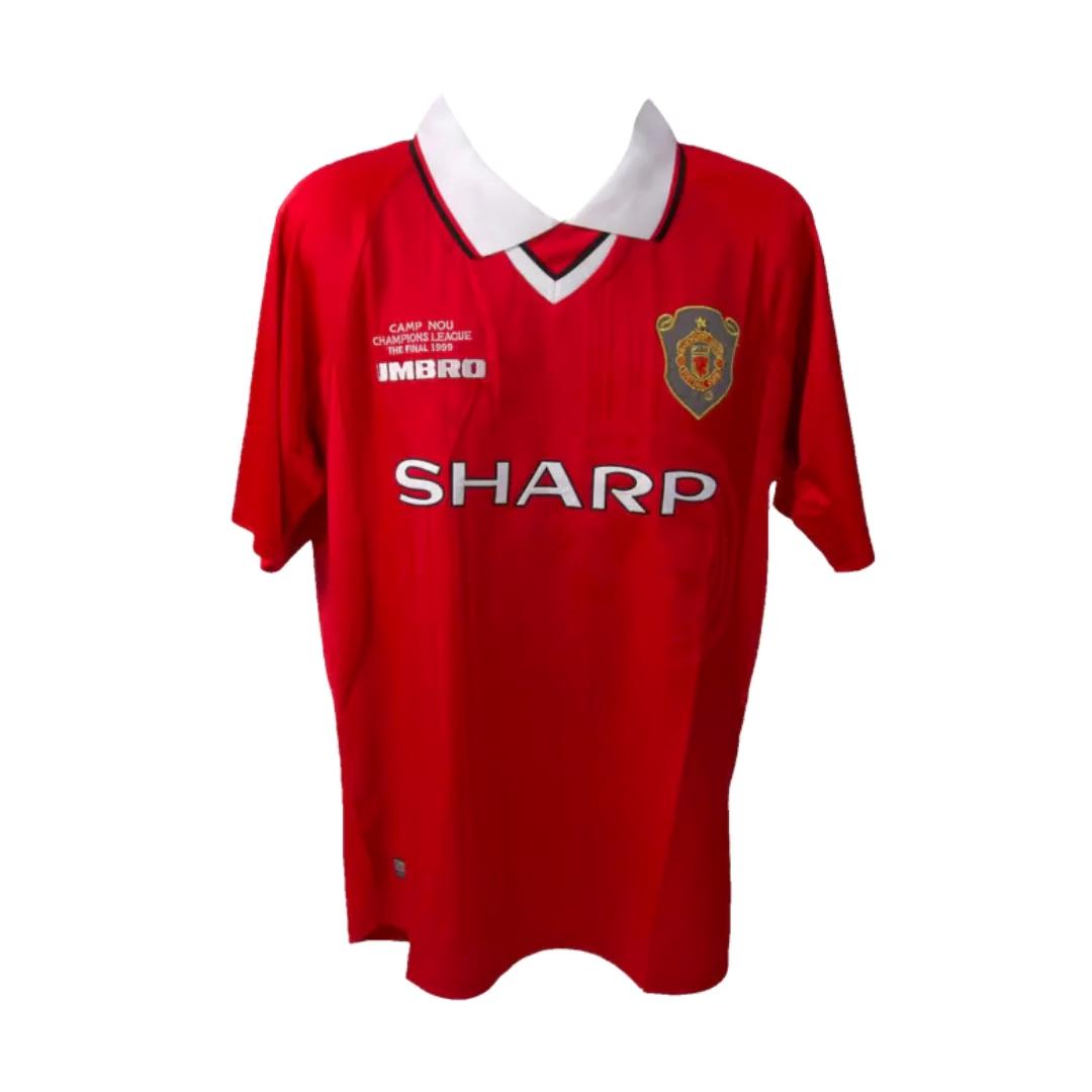 Teddy Sheringham Signed Manchester United Umbro Authentic Jersey (Beckett) at PristineAuction.com Teddy Sheringham Signed Manchester United Umbro Authentic Jersey (Beckett) at PristineAuction.com