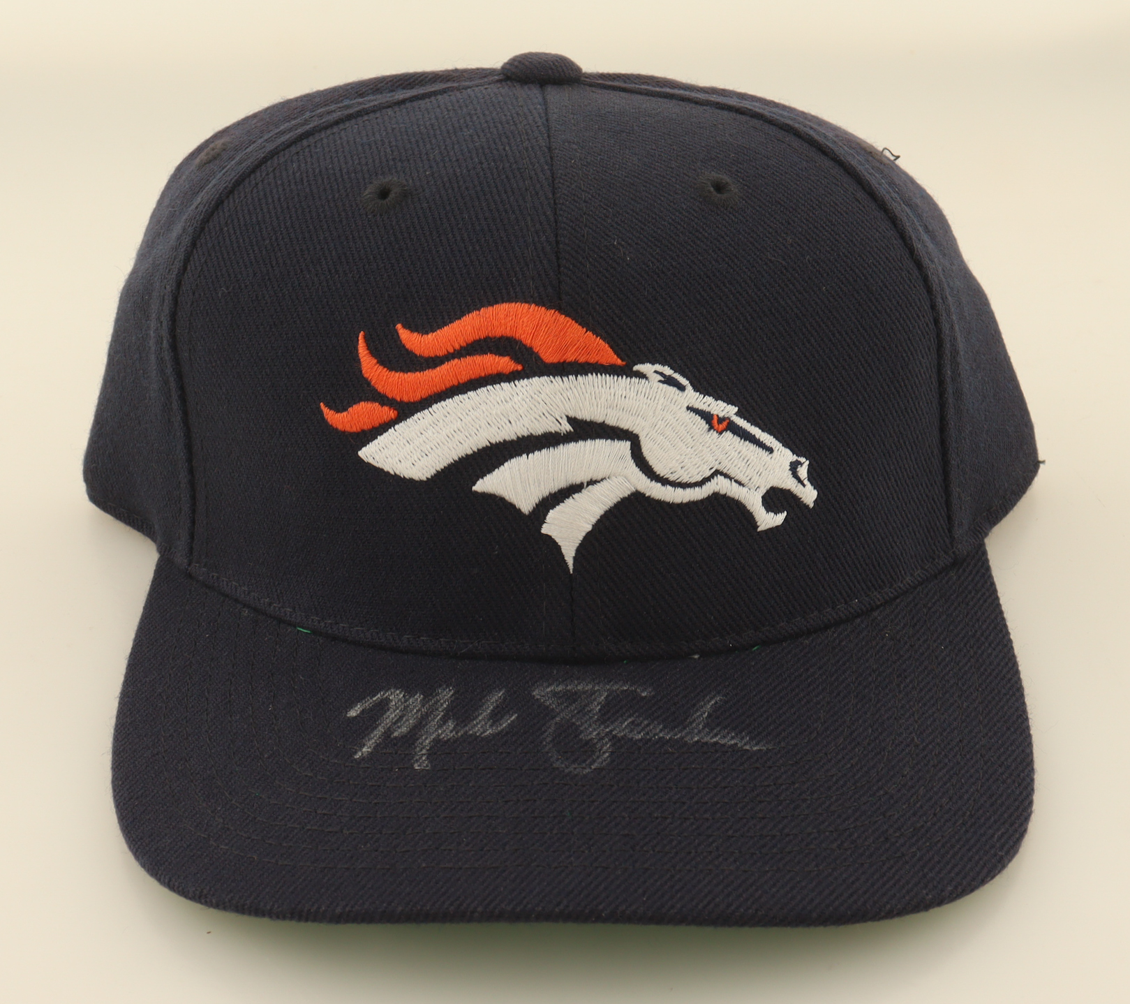 Mike Shanahan Signed Broncos Fitted Hat (JSA) at PristineAuction.com Mike Shanahan Signed Broncos Fitted Hat (JSA) at PristineAuction.com