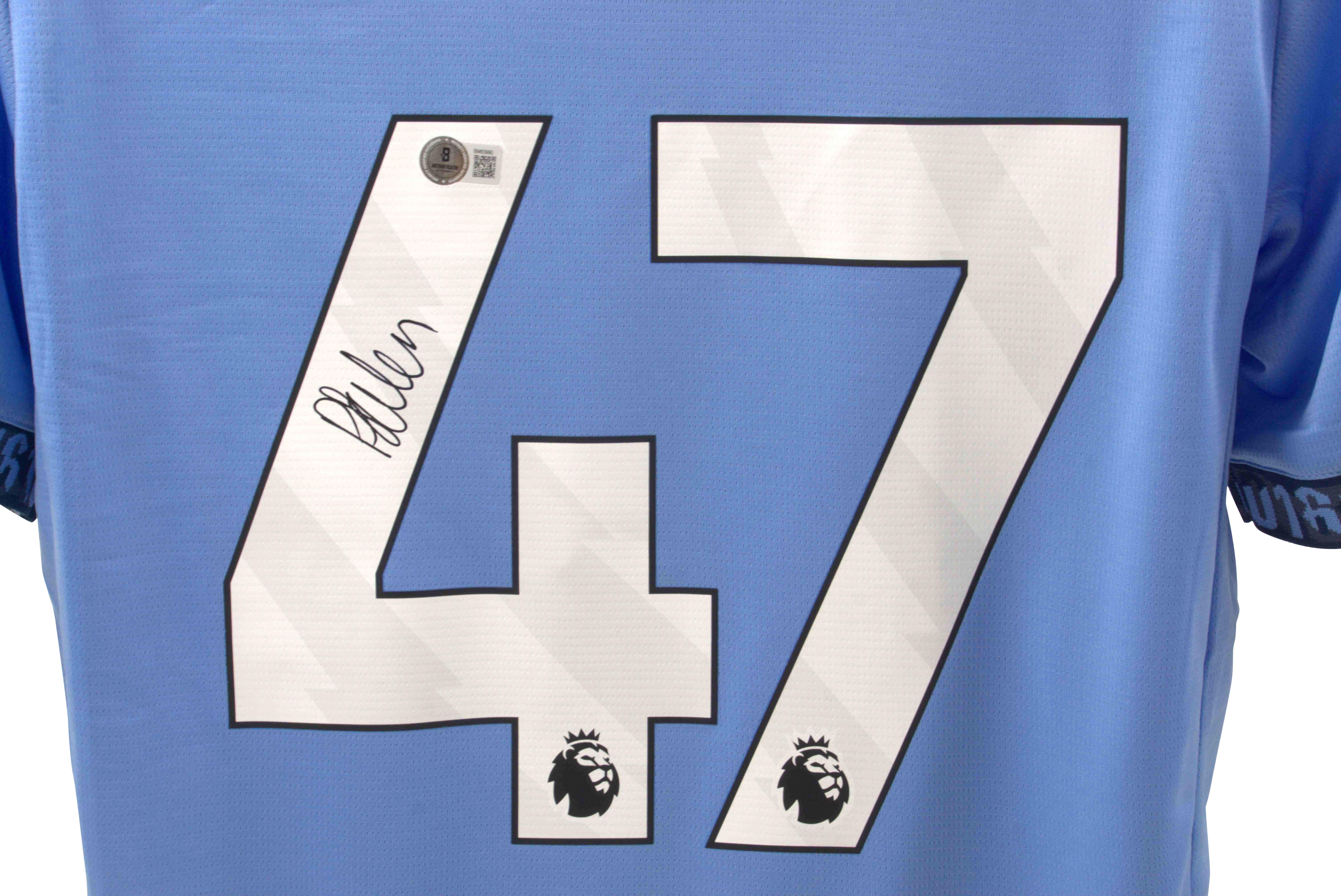Phil Foden Signed Manchester City Puma Authentic Jersey (Beckett) at PristineAuction.com Phil Foden Signed Manchester City Puma Authentic Jersey (Beckett) at PristineAuction.com