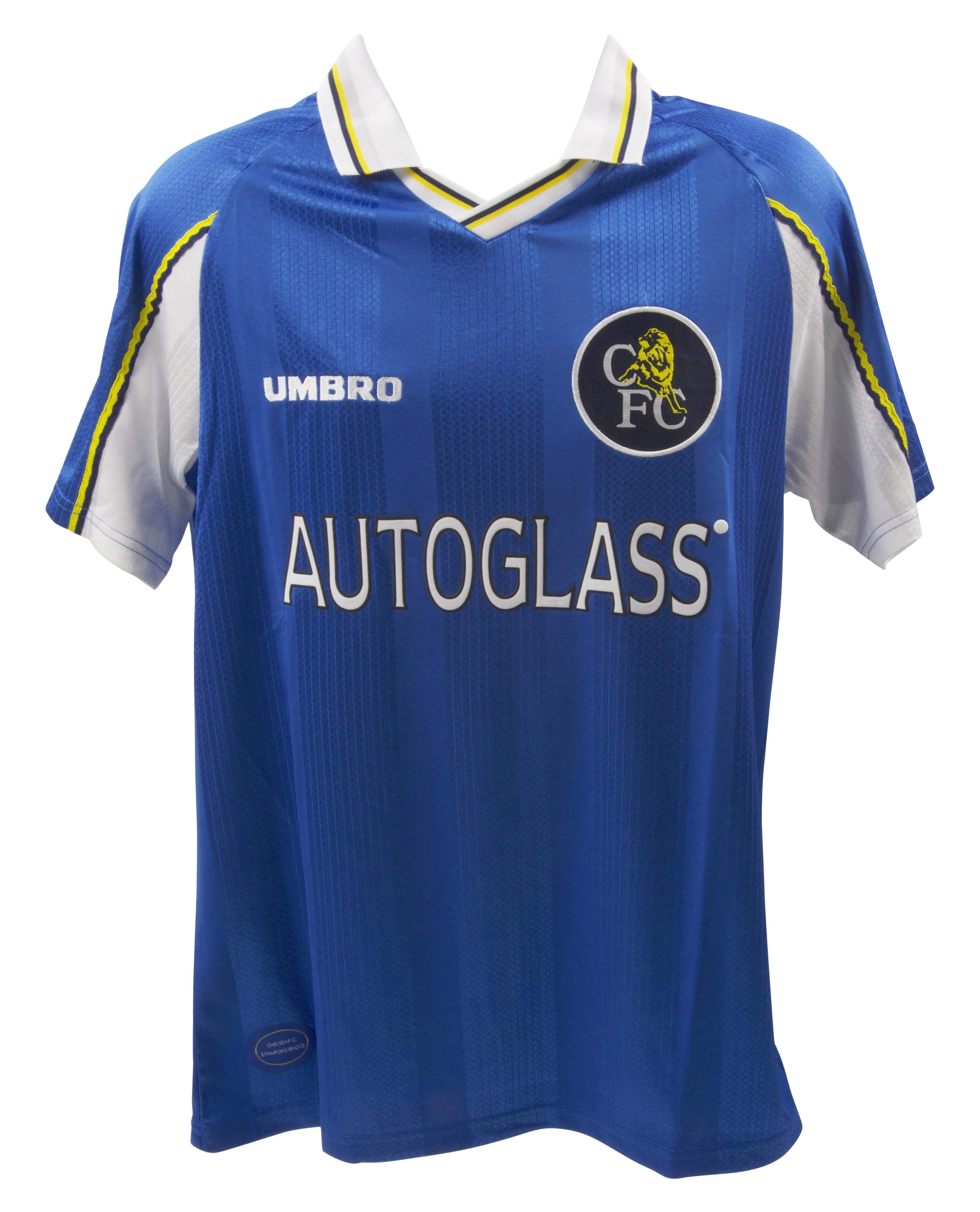 Gianfranco Zola Signed Chelsea Umbro Authentic Jersey (Beckett) at PristineAuction.com Gianfranco Zola Signed Chelsea Umbro Authentic Jersey (Beckett) at PristineAuction.com