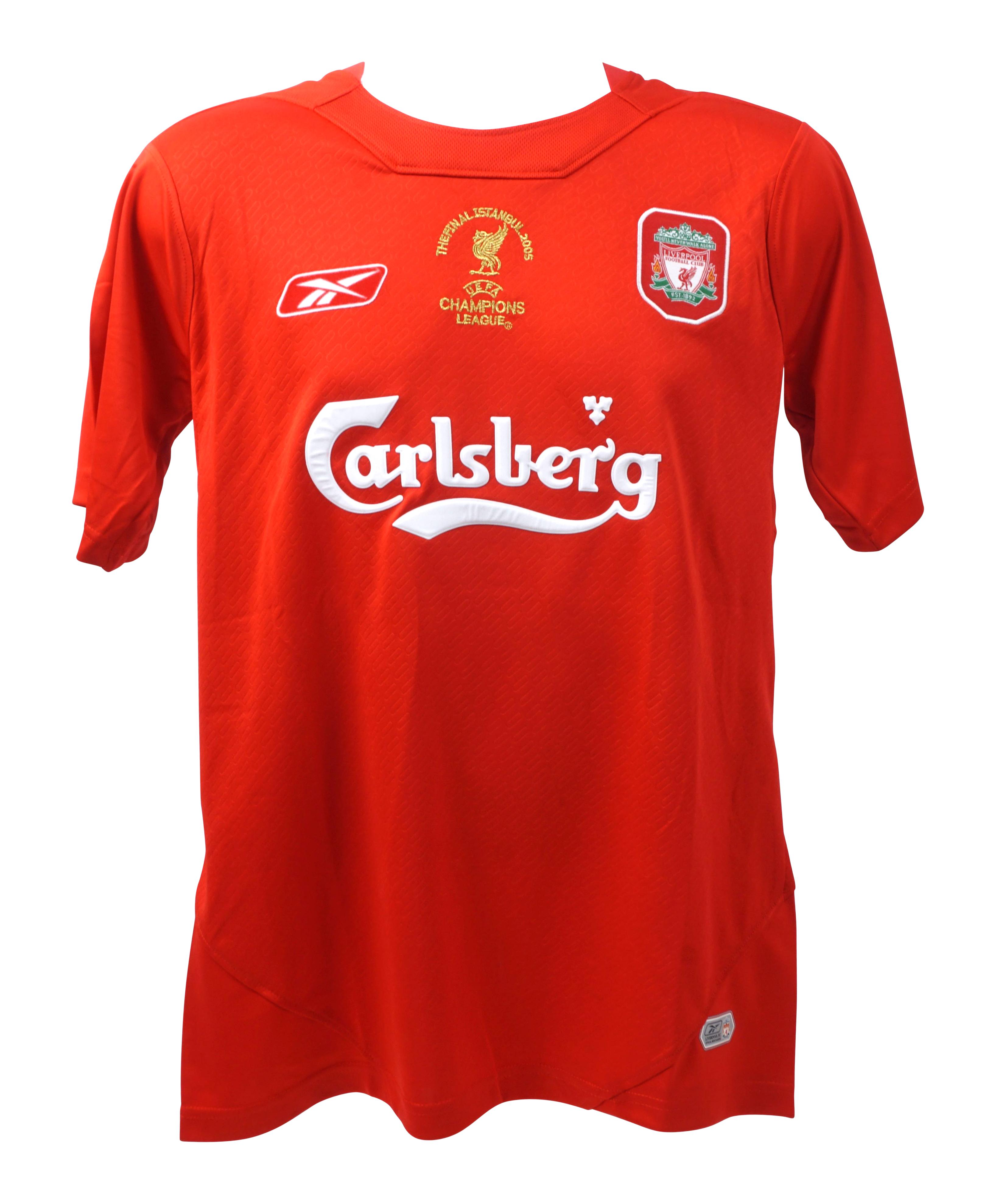 Steven Gerrard Signed Liverpool Reebok Authentic Jersey (Beckett) at PristineAuction.com Steven Gerrard Signed Liverpool Reebok Authentic Jersey (Beckett) at PristineAuction.com
