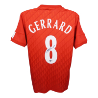 Steven Gerrard Signed Liverpool Adidas Authentic Jersey (Beckett) at PristineAuction.com