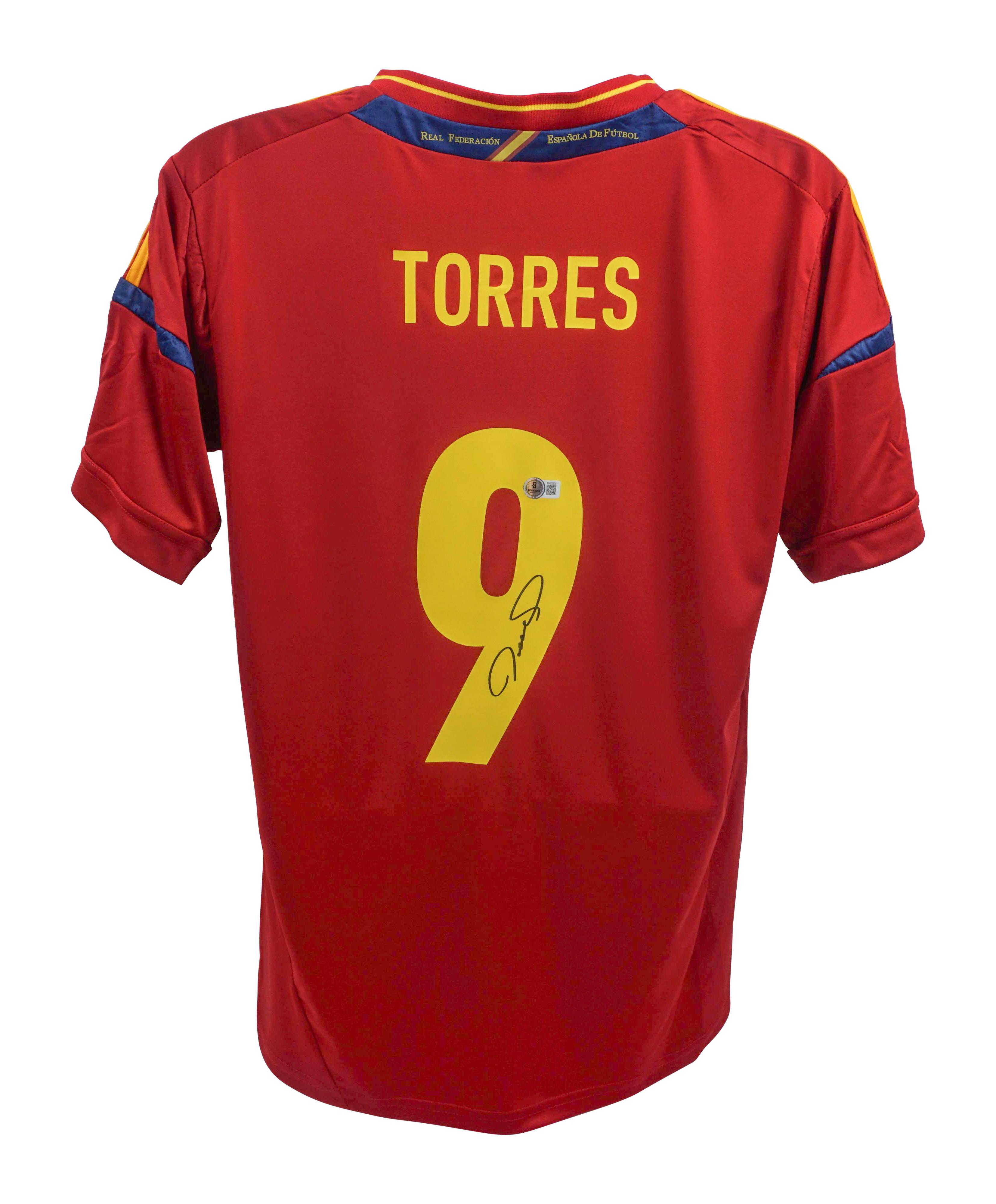 Fernando Torres Signed Spain National Team Adidas Authentic Jersey (Beckett) at PristineAuction.com Fernando Torres Signed Spain National Team Adidas Authentic Jersey (Beckett) at PristineAuction.com