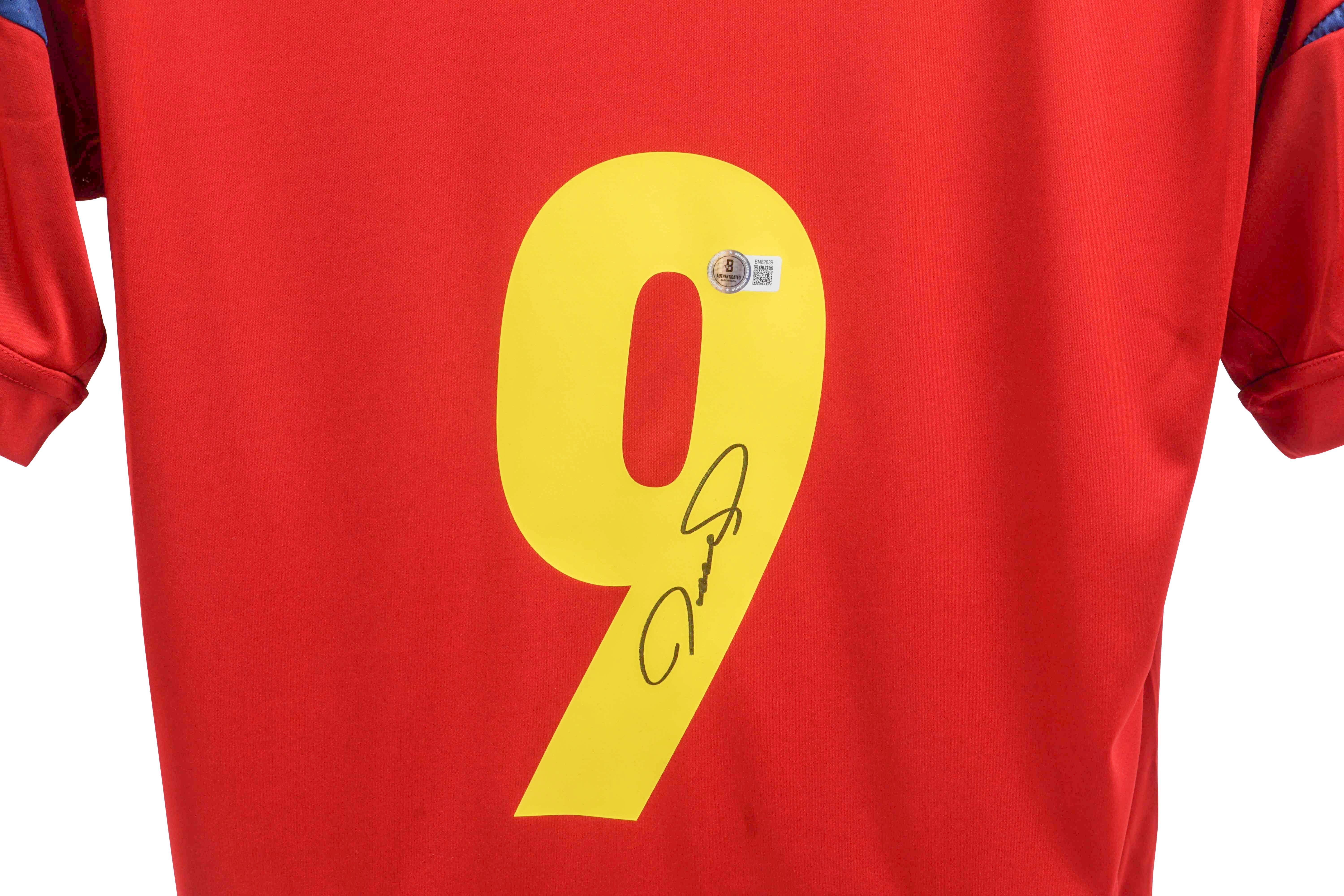 Fernando Torres Signed Spain National Team Adidas Authentic Jersey (Beckett) at PristineAuction.com Fernando Torres Signed Spain National Team Adidas Authentic Jersey (Beckett) at PristineAuction.com
