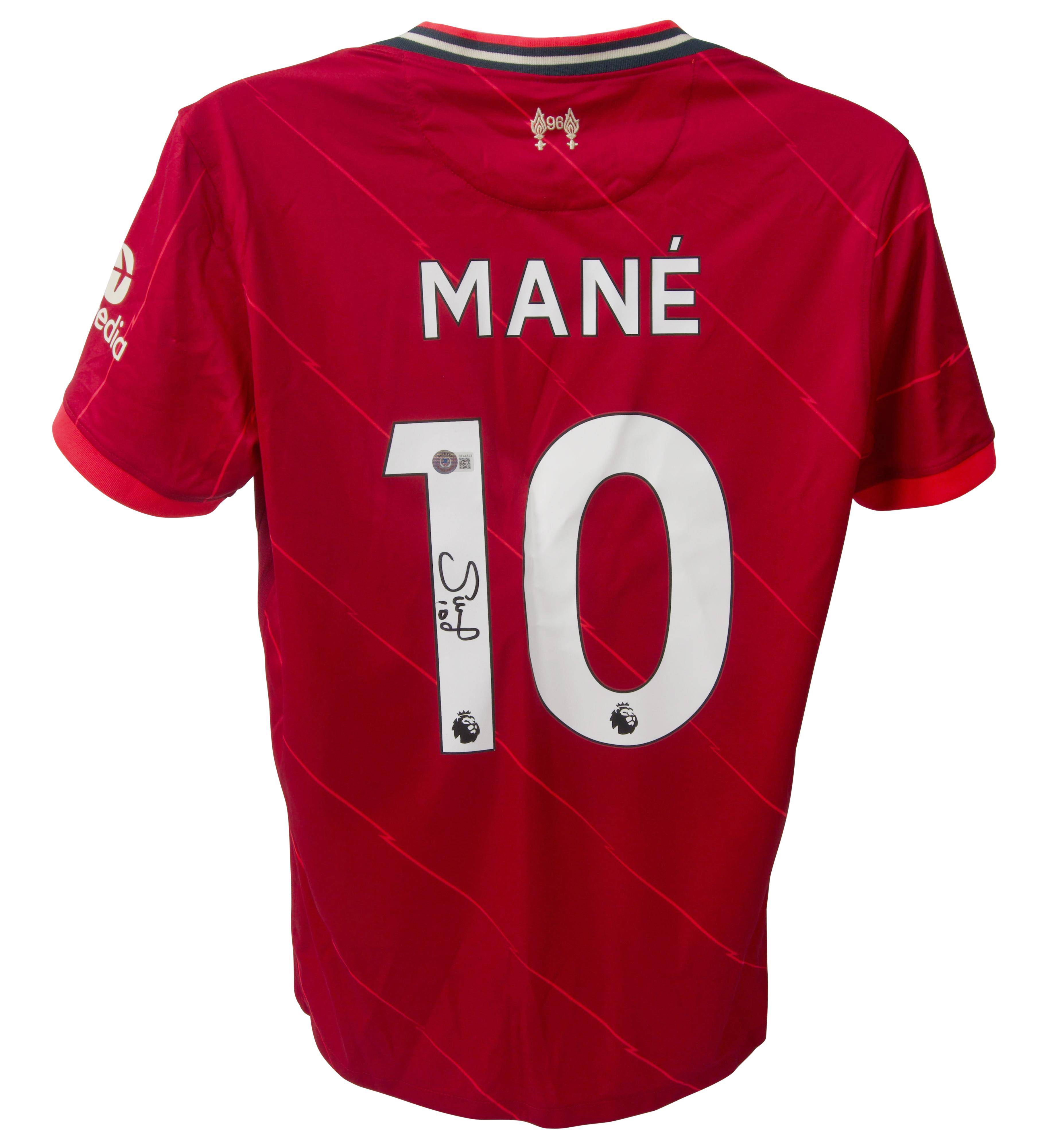 Sadio Mane Signed Liverpool Nike Authentic Jersey (Beckett) at PristineAuction.com Sadio Mane Signed Liverpool Nike Authentic Jersey (Beckett) at PristineAuction.com