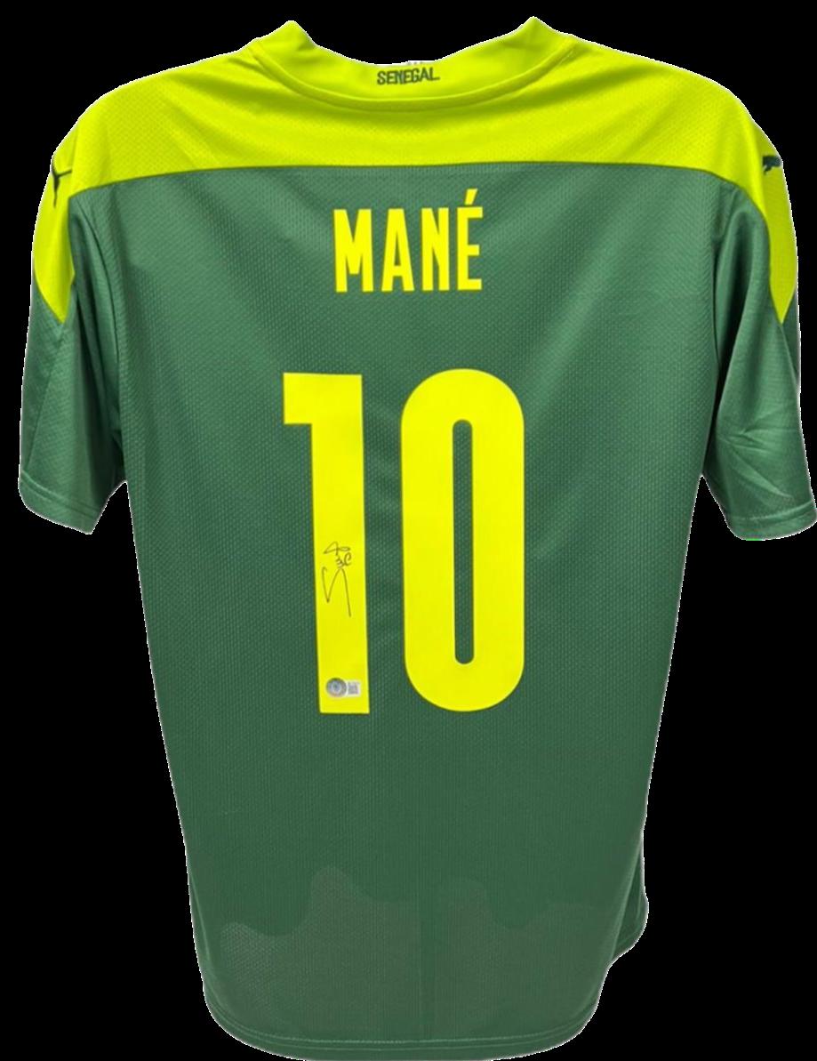 Sadio Mane Signed Senegal Puma Authentic Jersey (Beckett) at PristineAuction.com Sadio Mane Signed Senegal Puma Authentic Jersey (Beckett) at PristineAuction.com
