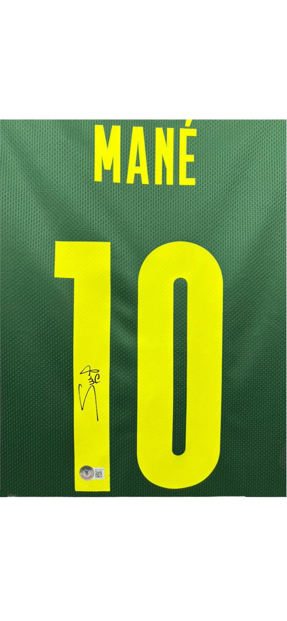 Sadio Mane Signed Senegal Puma Authentic Jersey (Beckett) at PristineAuction.com Sadio Mane Signed Senegal Puma Authentic Jersey (Beckett) at PristineAuction.com