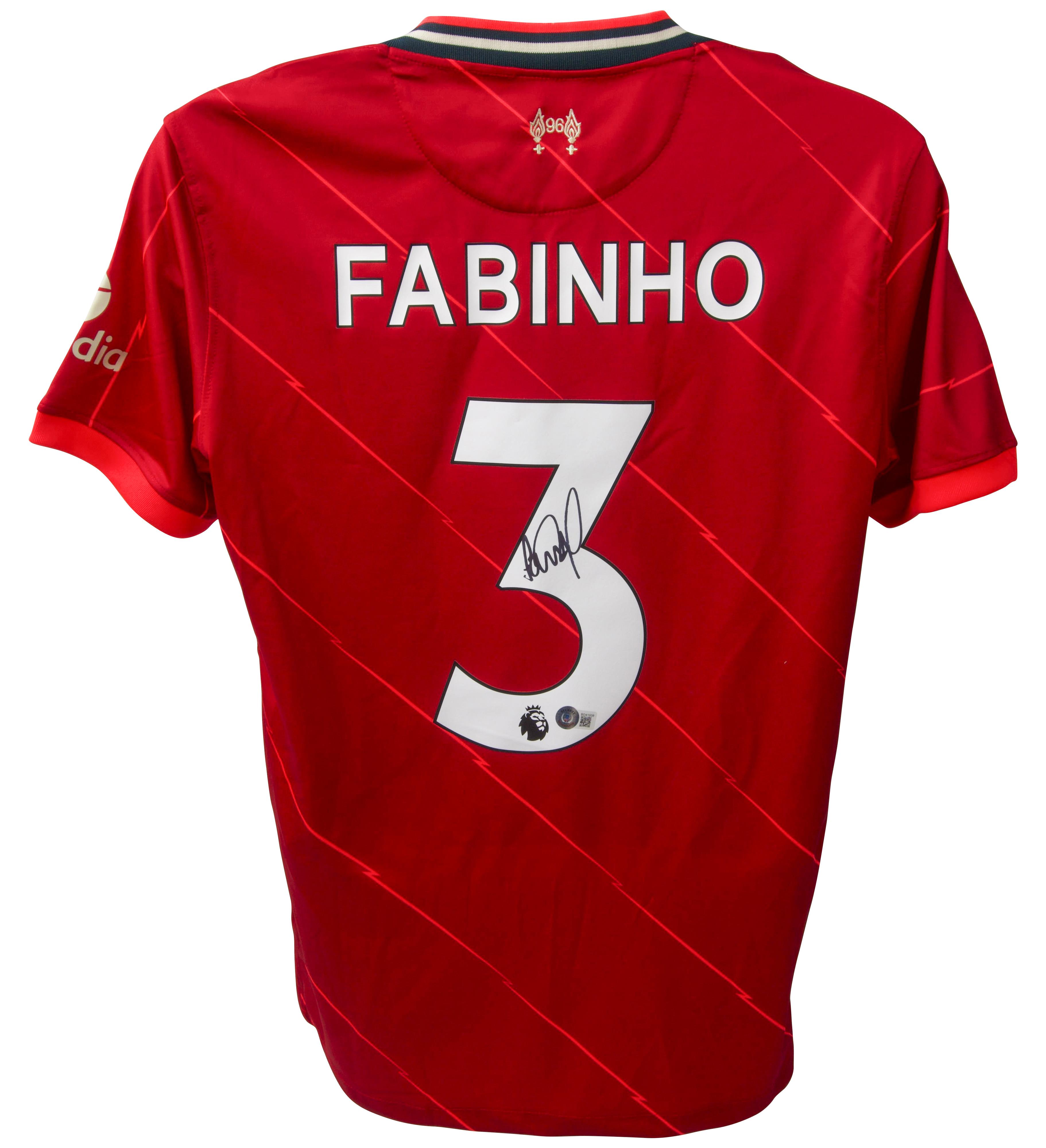Fabinho Signed Liverpool JNike Authentic Jersey (Beckett) at PristineAuction.com Fabinho Signed Liverpool JNike Authentic Jersey (Beckett) at PristineAuction.com