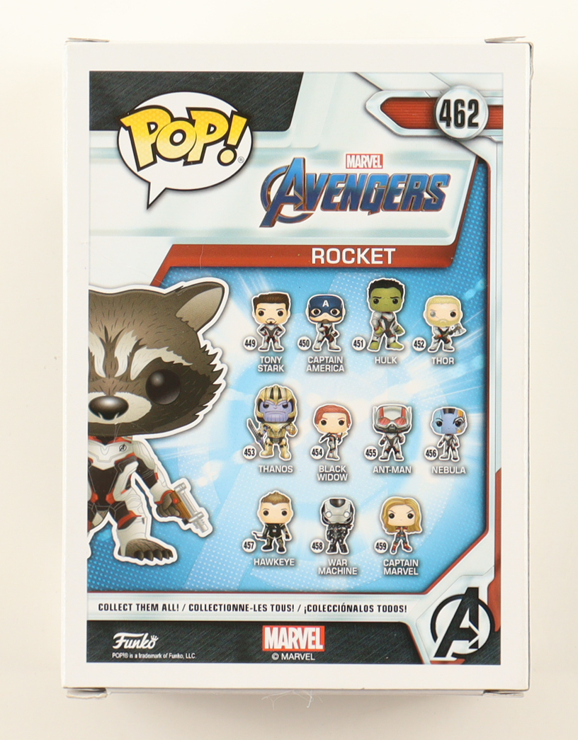 Bradley Cooper Signed "Avengers" #462 Rocket Funko Pop! Vinyl Figure (ACOA) at PristineAuction.com Bradley Cooper Signed "Avengers" #462 Rocket Funko Pop! Vinyl Figure (ACOA) at PristineAuction.com