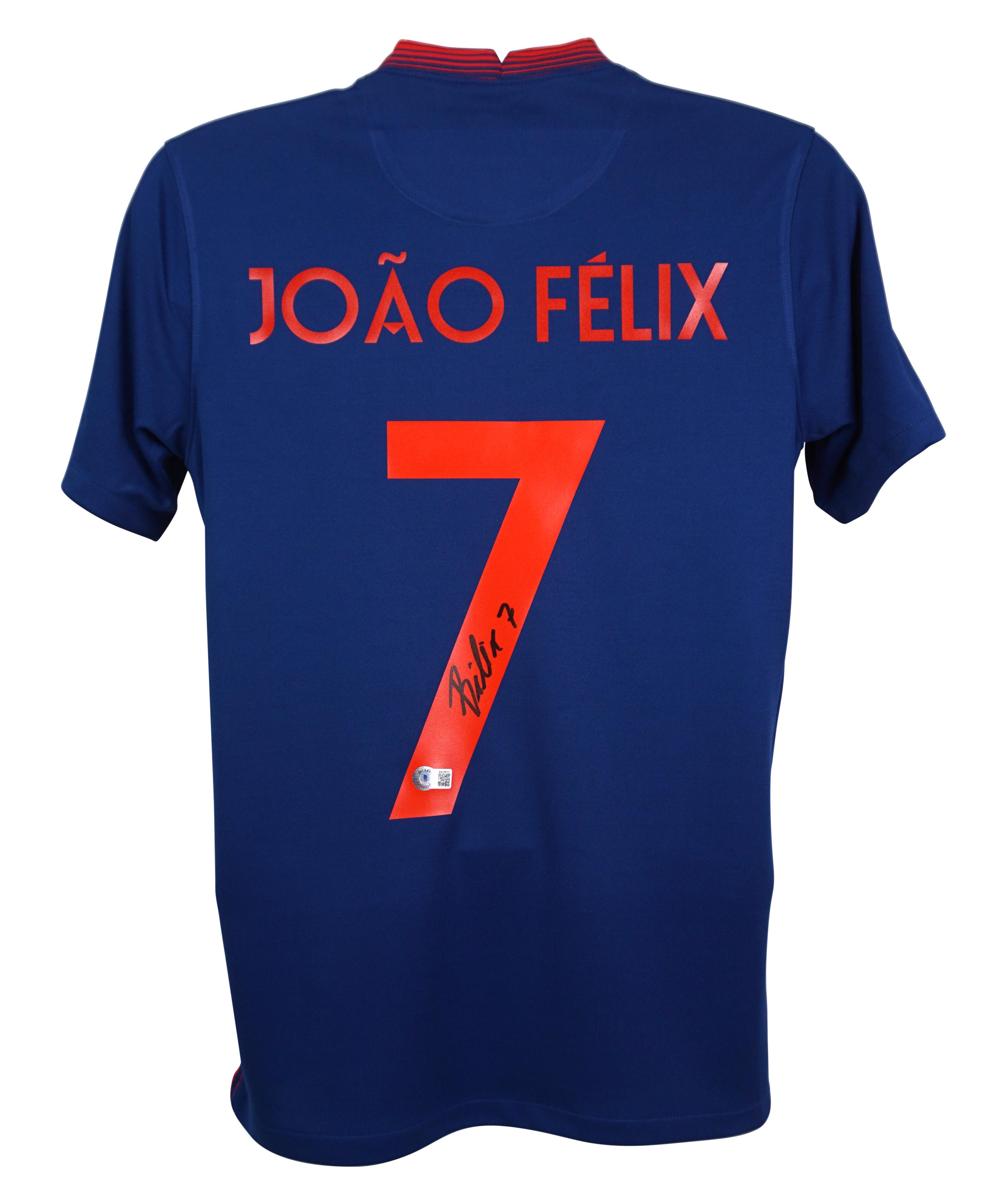 Joao Felix Signed Atletico Madrid Nike Authentic Jersey (Beckett) at PristineAuction.com Joao Felix Signed Atletico Madrid Nike Authentic Jersey (Beckett) at PristineAuction.com