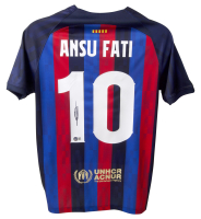 Ansu Fati Signed Barcelona Nike Authentic Jersey (Beckett) at PristineAuction.com