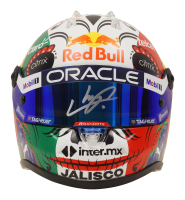 Sergio Perez Signed Mexico 2022 1:2 Scale Racing Mini Helmet (Beckett) at PristineAuction.com