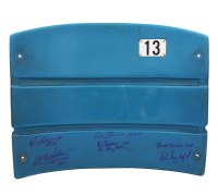1977 Yankees Stadium Seatback Team-Signed By (7) with Ed Figueroa, Gene Locklear, Mickey Klutts (JSA) at PristineAuction.com