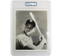 Roger Maris Signed Yankees 8x10 Photo Inscribed "Best of Luck" (PSA | Auto 8) at PristineAuction.com