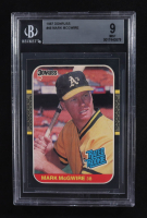 Mark McGwire 1987 Donruss Rated Rookie #46 RC (BGS 9) at PristineAuction.com