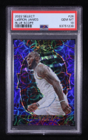 LeBron James 2022-23 Select Prizms Blue Scope #26 #223/249 (PSA 10) at PristineAuction.com