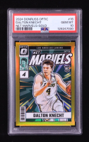 Dalton Knecht 2024-25 Donruss Optic Net Marvels Gold #16 RC #03/10 (PSA 10) at PristineAuction.com