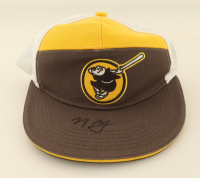 Manny Machado Signed Padres Throwback Adjustable Hat (JSA) at PristineAuction.com