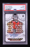 Bucky Irving 2024 Panini Mosaic Rookie Autographs Mosaic #385 RC (PSA 10) at PristineAuction.com