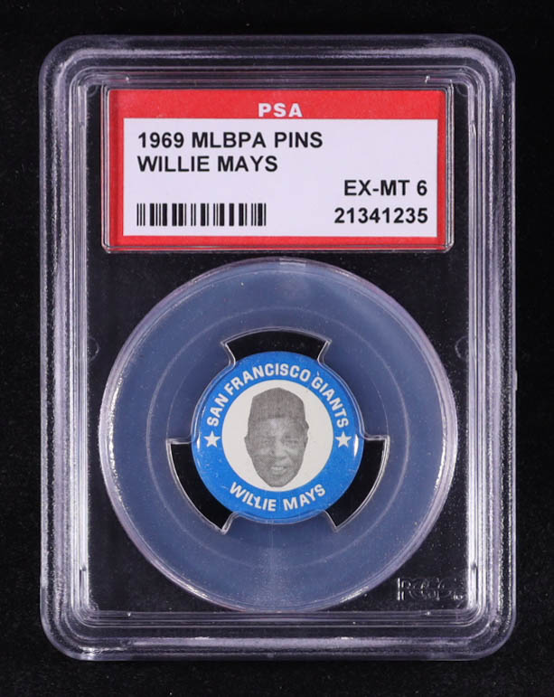 Willie Mays 1969 MLBPA Pins #52 (PSA 6) at PristineAuction.com Willie Mays 1969 MLBPA Pins #52 (PSA 6) at PristineAuction.com