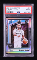 Stephon Castle 2024-25 Donruss Optic Holo #254 RR RC (PSA 8) at PristineAuction.com