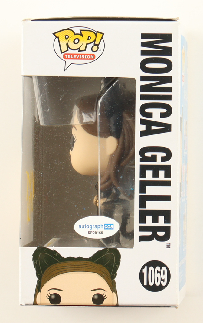 Courtney Cox Signed "Friends" #1069 Monica Geller Funko Pop! Vinyl Figure (ACOA) at PristineAuction.com Courtney Cox Signed "Friends" #1069 Monica Geller Funko Pop! Vinyl Figure (ACOA) at PristineAuction.com